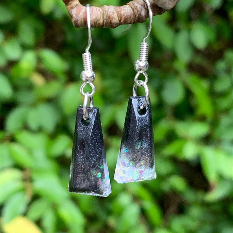 Geometric sales resin earrings