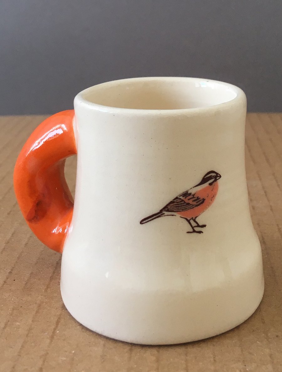 Espresso cup. Handmade. Pottery wheel. Coffee lover. One shot.