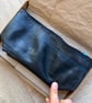 Lined Inner Tube Bag - Blue Zip & Light Blue Transport-Themed Lining - Image 7