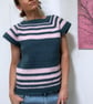 Teal Blush Crochet Top size M-L 65cm pit to pit  - Image 5