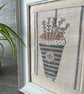 Hand Embroidered Framed Seadhead Picture - Image 4