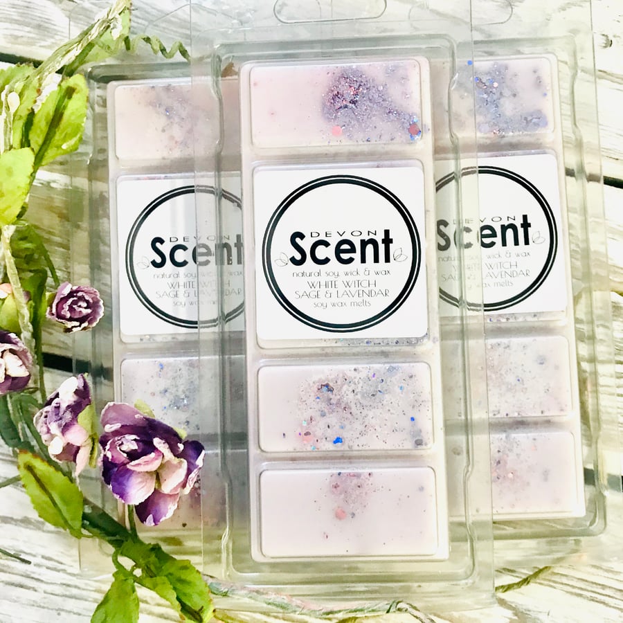 White Witch - Sage & Lavender Snap Bar Wax Melts