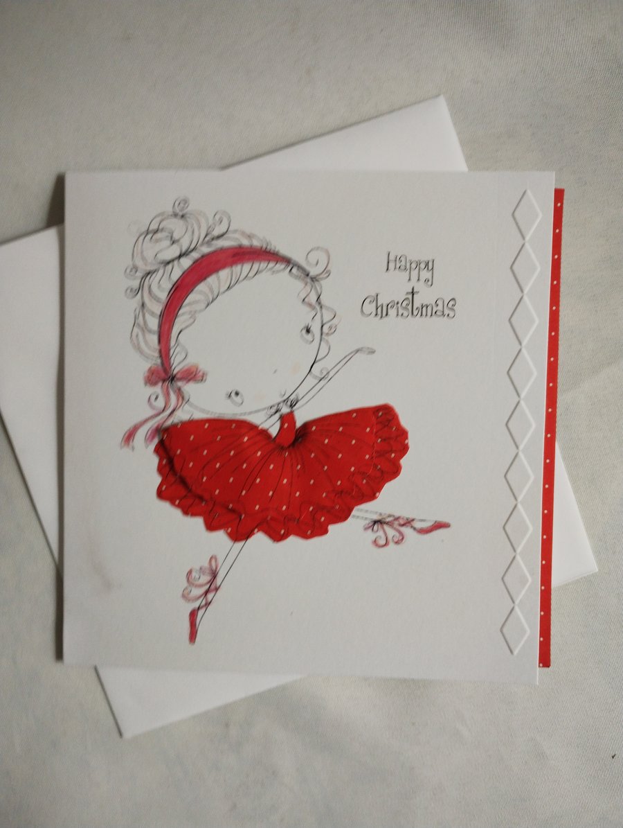 Little Dancer Christmas Card