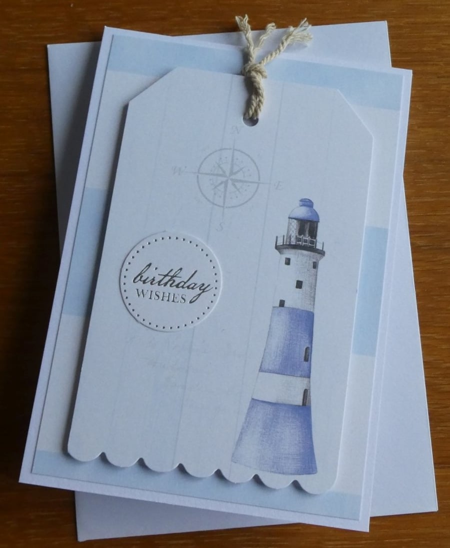 Lighthouse Birthday Card