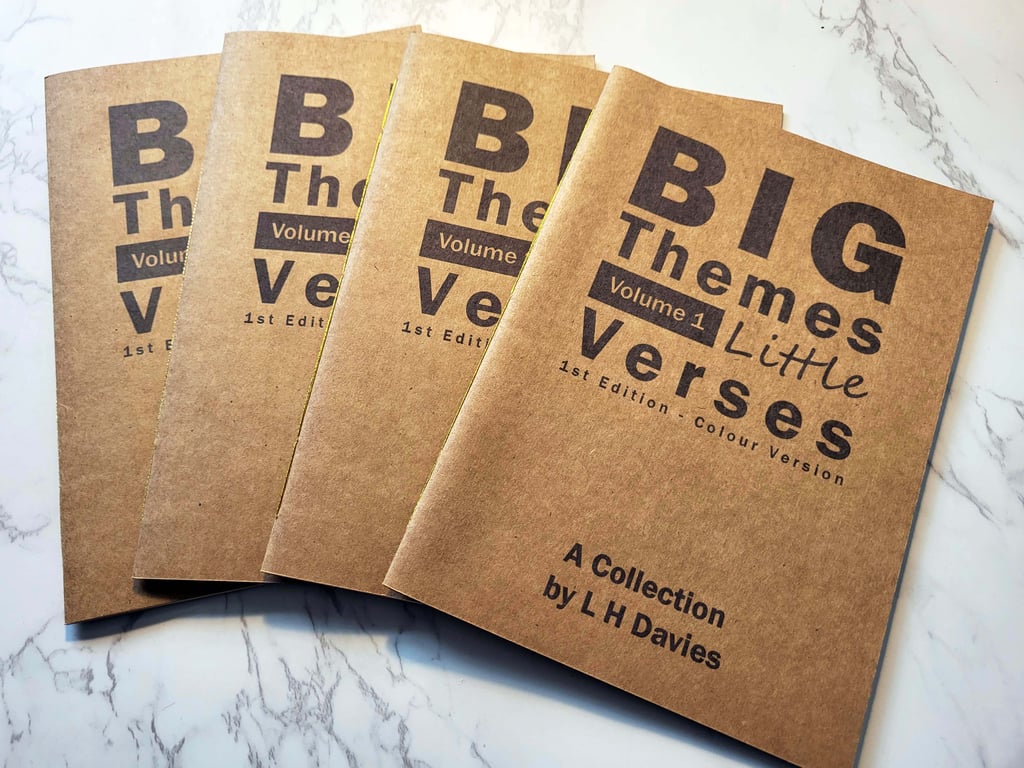 Big Themes Little Verses, V. 1 - 4, Collection Set - Col., Handmade Poetry Books