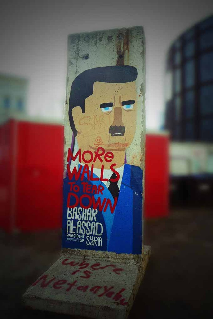 Berlin Wall Graffiti Artwork Street Art Mural Germany 12"x18" Print