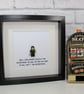 JOHN WICK - FRAMED CUSTOM LEGO MINIFIGURE - KEANU REEVES - AWESOME ART - Image 1