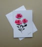hand painted original art blank greetings card ( ref FA 303 P2 )