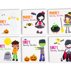 Personalised Halloween Doodle Book