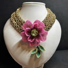 Sofia Two Way Crystal and Seed Bead Necklace