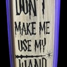 Dont make me use my Wand - book fold