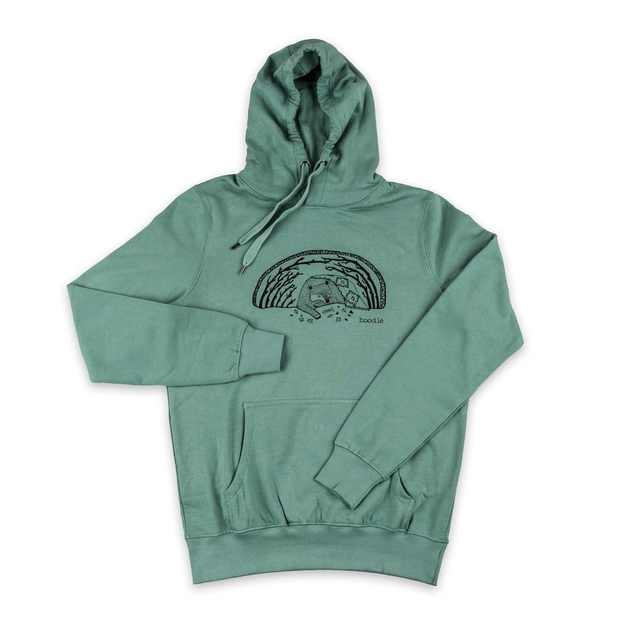 Organic unisex HiBEARnate Hoody