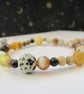 'Surface of the Planets' beaded stretchy bracelet