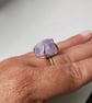 Amethyst Ring Adjustable Crystal Point Sterling Silver Jewellery Gift Healing - Image 5