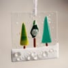 Snow Scene Christmas decoration