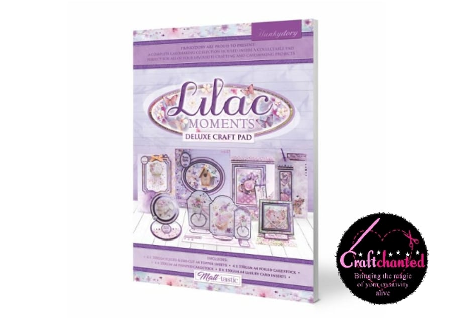 Hunkydory - Deluxe Craft Pads - Lilac Moments