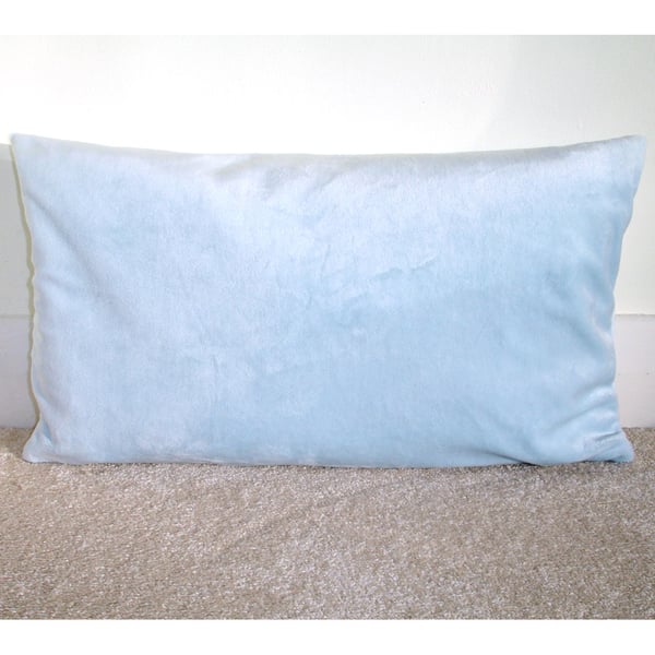 Tempur Travel Pillow Cover 16x10 Soft Cuddlesoft Minky Blue SMALL