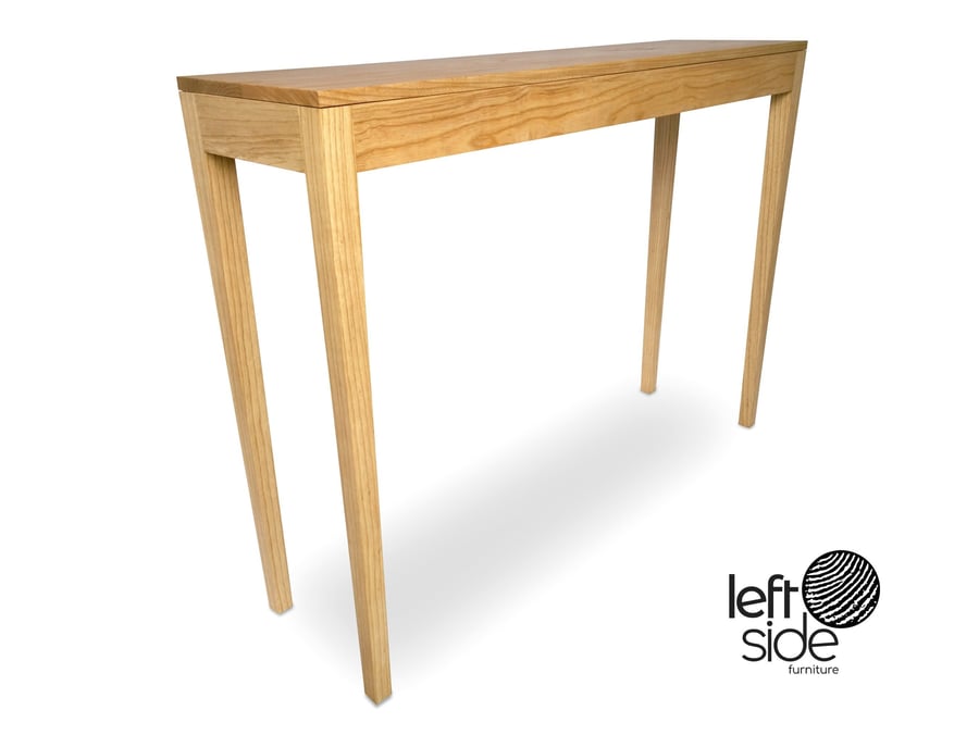 Narrow Console Table, Wooden Hall Table, Ash Sofa Table