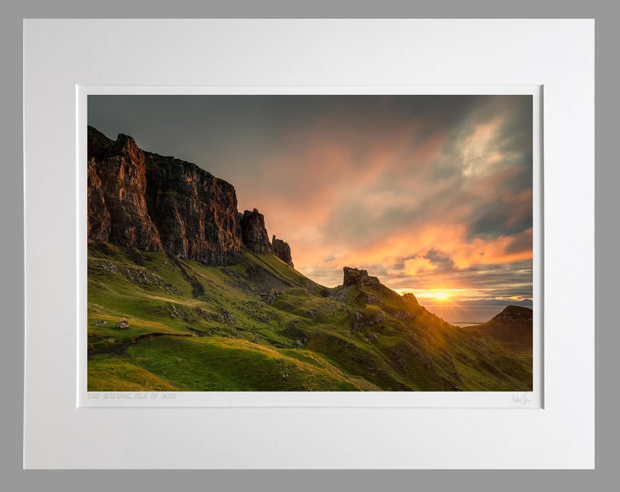 The Quiraing, Isle of Skye, Scotland - A3 (50x40cm) Unframed Print