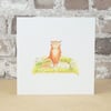 Blank Eco Friendly Ginger Cat card