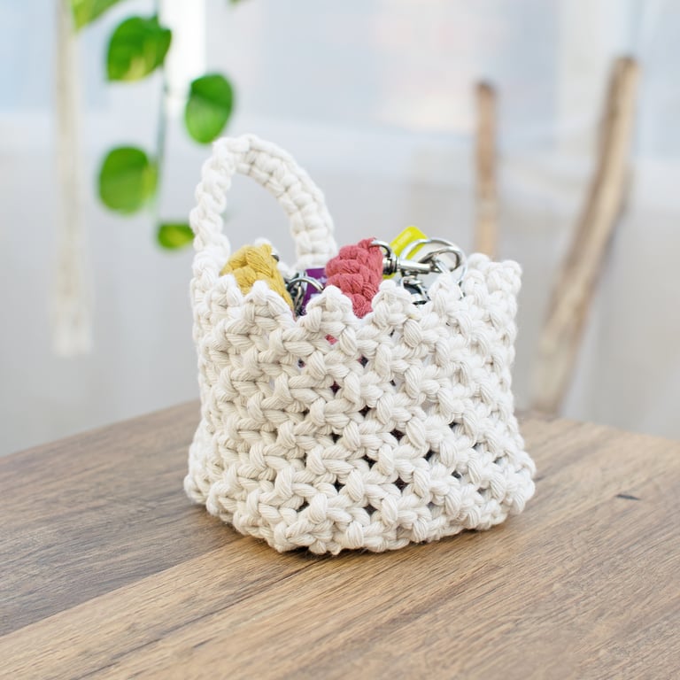 DIY Macrame Hanging Basket Kit