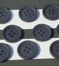  23mm 36L Classic 4 hole button NAVY matt finish - Image 4