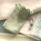 Organic Soap Bag, certified cotton