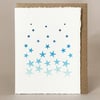 SnowFall - Original Hand Printed  Card