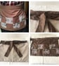 Motorcycle Tie Waist Apron With Pockets Motorbike Patchwork Cotton Apron - Image 5