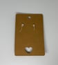 Polymer clay jammy heart biscuit dangly earrings - Image 3