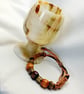 Wooden Beads & Bronze Chunky Bracelet - Image 5