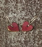 Purple heart earings - Image 3