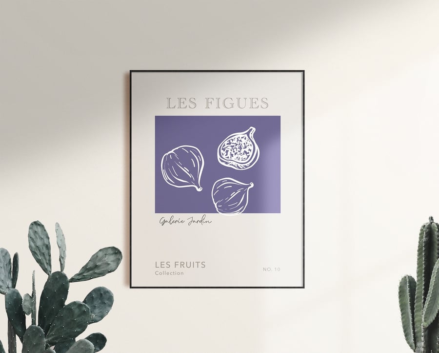 Fig Print, Figs Illustration, Les Figues