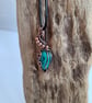 Tibetan Turquoise & Copper Necklace Pendant Gift Crystal Jewellery Jewelry  - Image 8