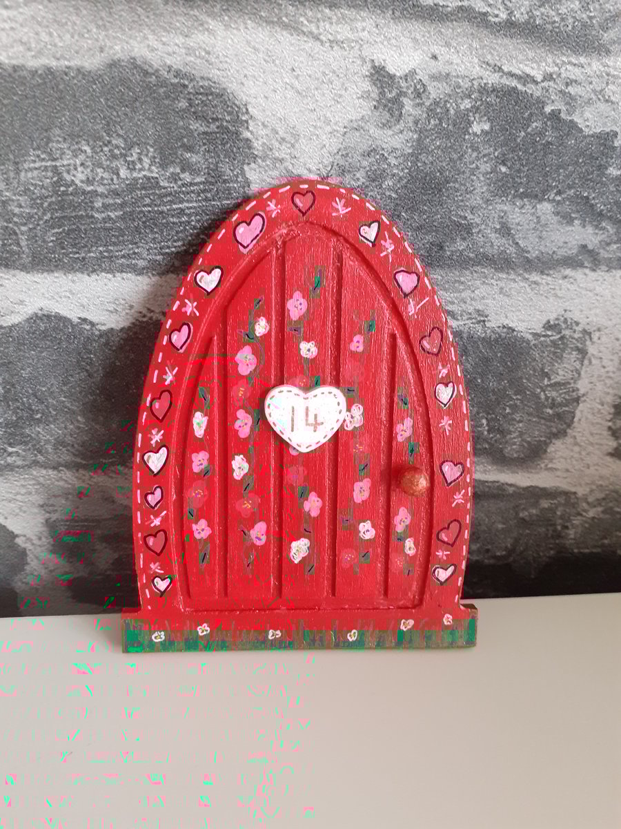 Fairy door, wooden fairy door, pixie door, miniature wall door, 