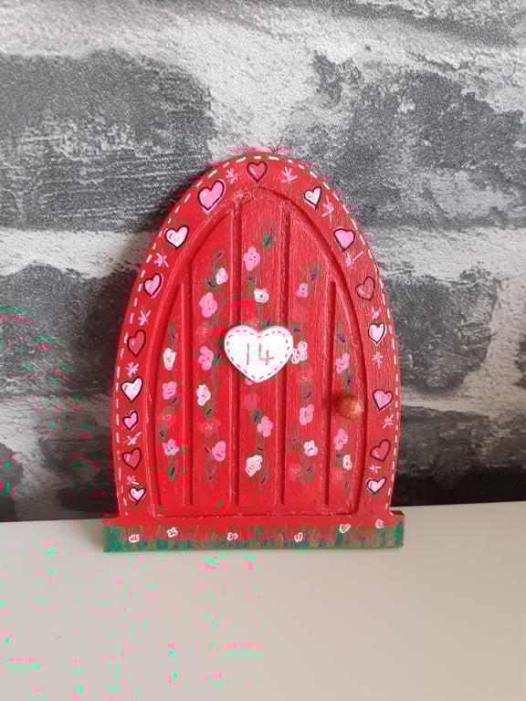 Fairy door, wooden fairy door, pixie door, miniature wall door, 