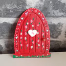 Fairy door, wooden fairy door, pixie door, miniature wall door, 