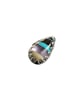 Sterling Silver 925 & Striped Surfite Teardrop Shaped Statement Nose Stud - Image 3
