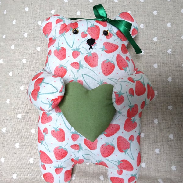 strawberry heart bear