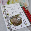 'to do' list sloth - original aceo