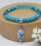Turquoise Stretch Bracelet - Image 1