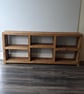 Handmade Rustic Wooden Hallway TV Cabinet: Farmhouse Console Table Entertainment - Image 6