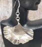  Beautiful Unique Gingko Leaf Earrings Sterling Silver 925 Full Hallmark - Image 6