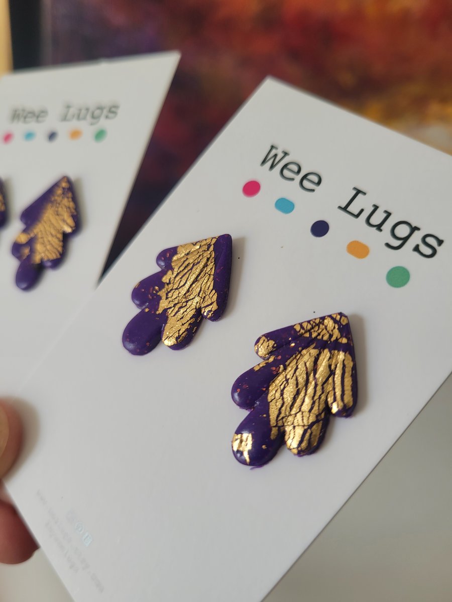 Deco - Polymer Clay Stud Earrings