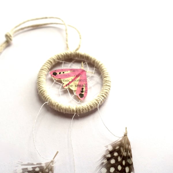 Mini Moth Dreamcatchers - Set of 3 