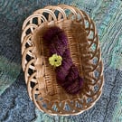 Hand spun art yarn - wool and mohair