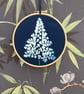  Contemporary Botanical Cyanotype Art- In an Embroidery Hoop - Image 6