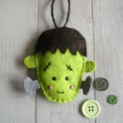 Craft kit, sewing kit, Make a cute Frankenstein decoration