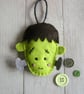 Craft kit, sewing kit, Make a cute Frankenstein decoration - Image 1