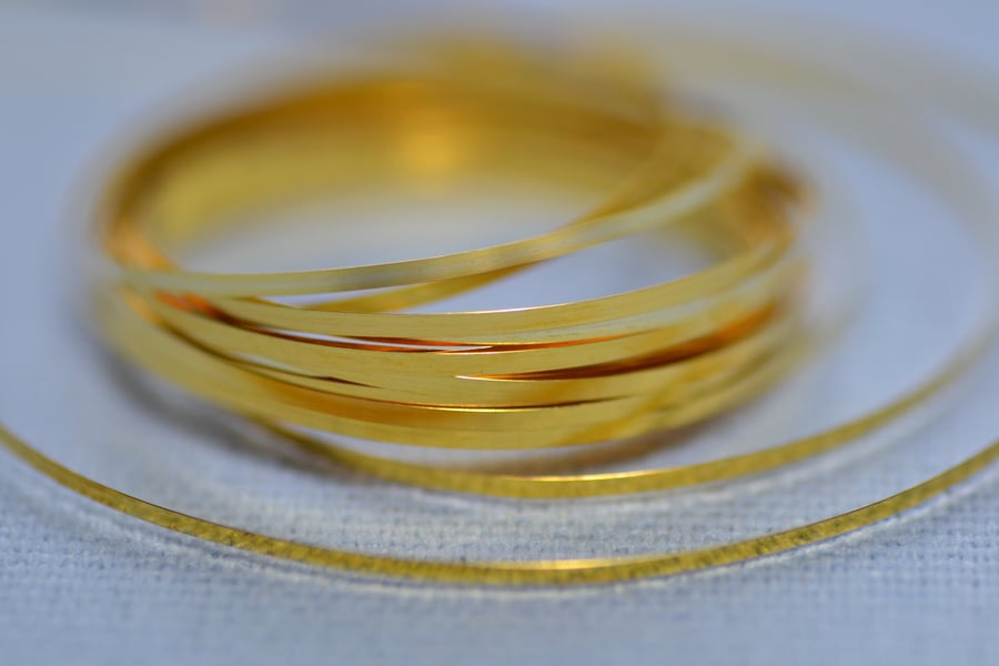 Gilt Broad Plate No.6